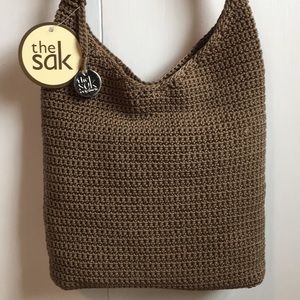 NWT The Sak Casual Crochet Shoulder Bag